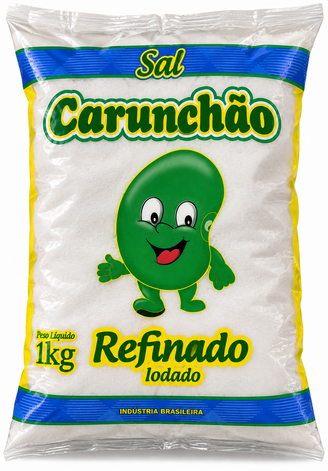 Embalagem de Sal Refinado Iodado Carunchão 1 kg